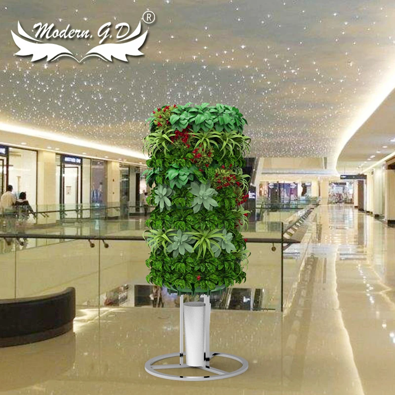 

Vertical automatic hydroponic landscape flower tower planter pots