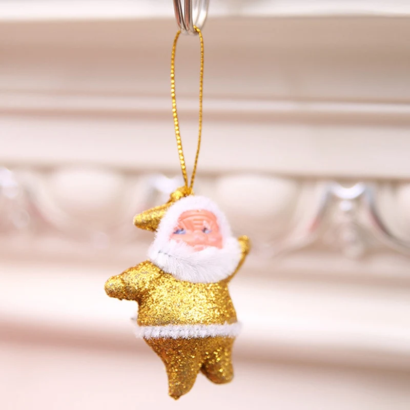 

6PCS/Lot Xmas Tree Hanging Home Decoration Party Dropshiping Christmas Santa Claus Pendant Christmas Decorations For Home 2018