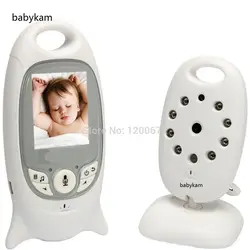 Babykam 2.0 дюймов ЖК-дисплей радионяня с камерой 2 способ обсуждения Температура монитор 8 колыбельные ИК ночного видения baby монитор камеры