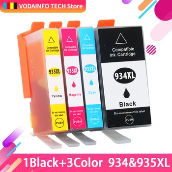

QSYRAINBOW 4PK Compatible For HP 934 935 934XL 935XL Compatible Ink Cartridge For HP Officejet Pro 6230/6830/6835/6812/6815/6820