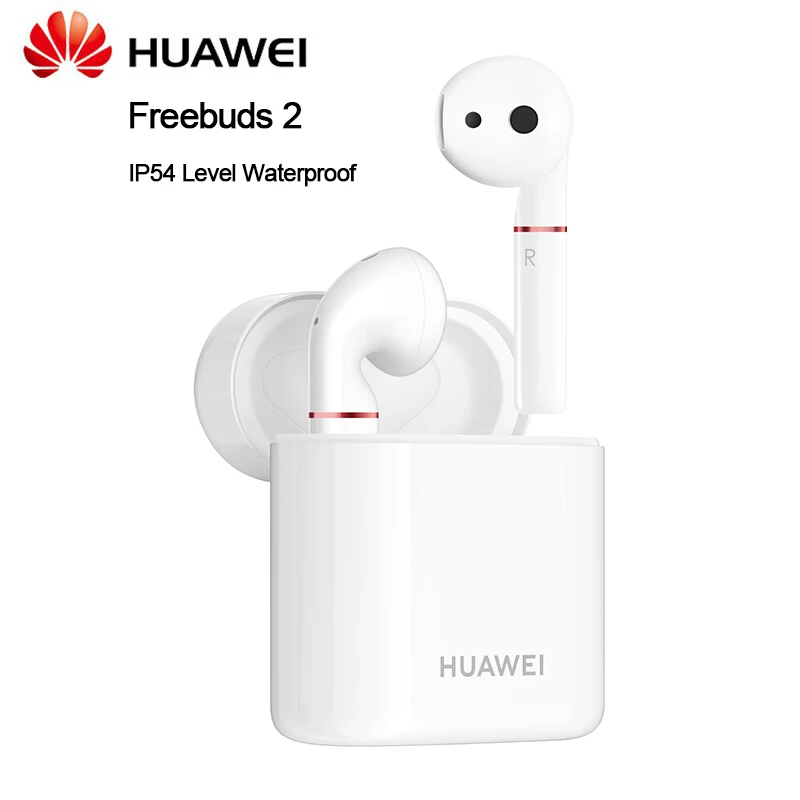 

Huawei Freebuds 2 Bluetooth Headset with IP54 Level Waterproof Dust-Proof Earphones for Huawei Mate 20 Pro Honor Magic2 V20