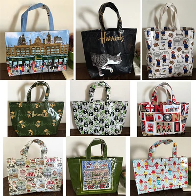 

Fashion bag 2019 new hot sale pvc shopping bag green large-capacity shopping bag waterproof shoulder bag