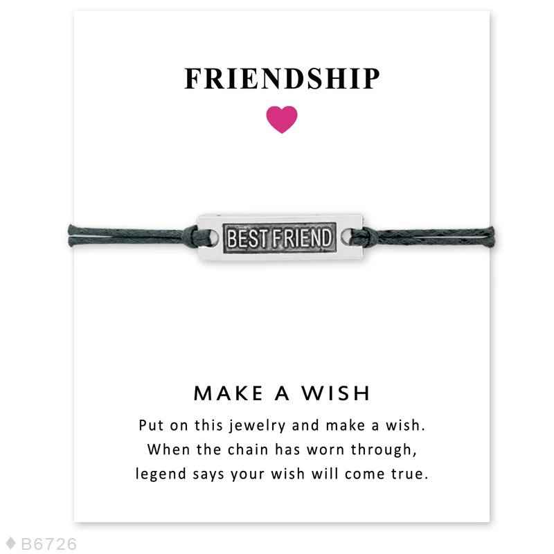 Браслеты I Love My Best Friend Forever очаровательные ювелирные изделия Вера Надежда