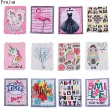 Unicornio Prajna parche apliques flamenco gatos perro parches de lentejuelas para ropa DIY vestido Accesorio con forma de elefante mujer señora chaqueta(China)