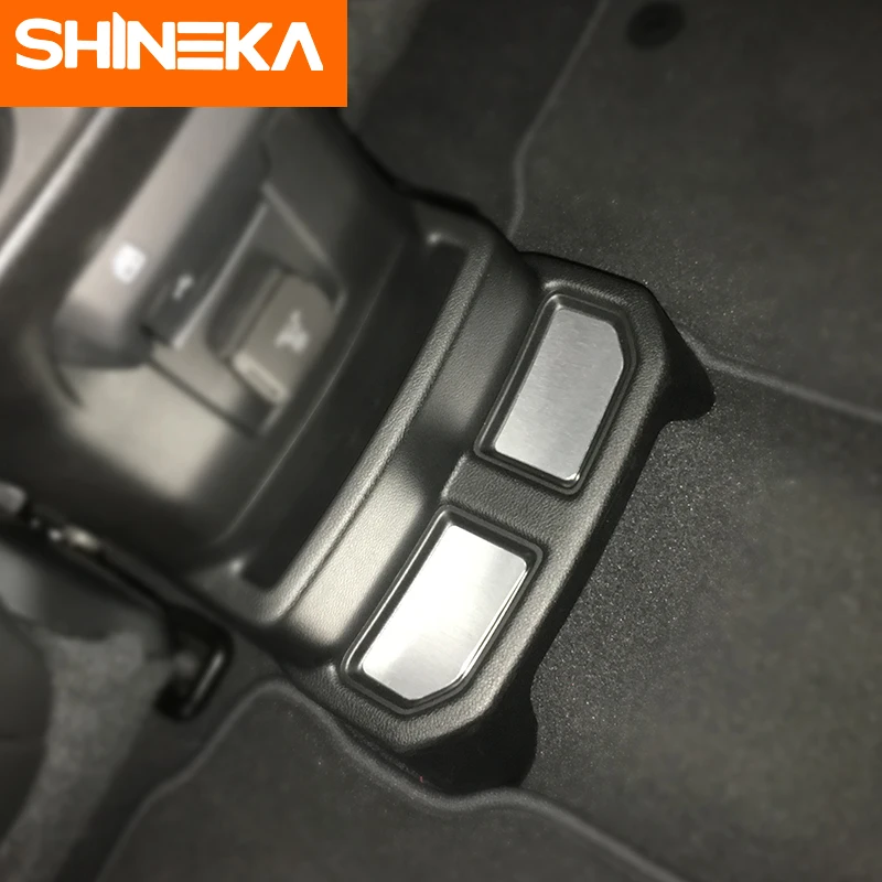 SHINEKA интерьерные молдинги подстаканник для Jeep JL Wrangler UP алюминиевая бутылка для воды подстаканник внутренняя отделка для Jeep JL