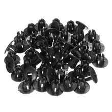 50pcs 7mm Hole Auto Car Plastic Rivet Fastener Clips Trim Panel for Toyota for Lexus Auto Fastener & Clip Interior Accessories