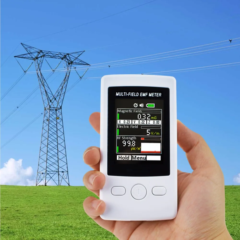 Multi field. Измеритель электрических полей индукционный emf 58. емф метр. electric field strength. emf meter купить.