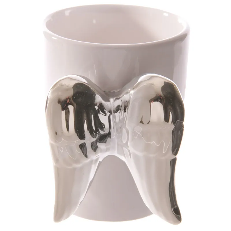 Buy 1Piece Fabulous Angel Wing Handle Mug Ceramic