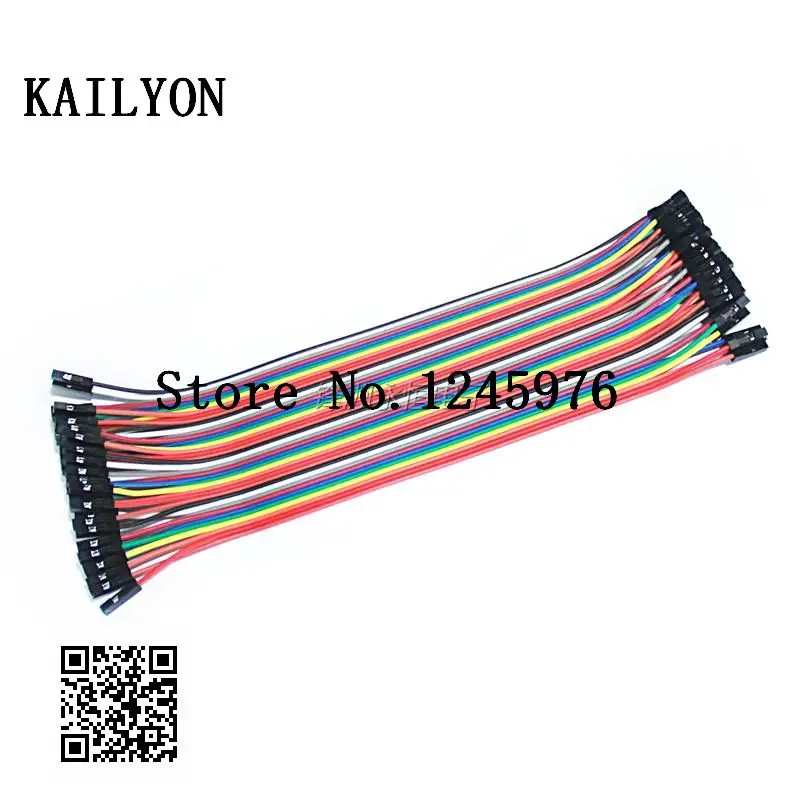 5 шт. Dupont line 40 10 см 20 30 Женский Соединительный провод кабель для Arduino 1 лот/40 pin |
