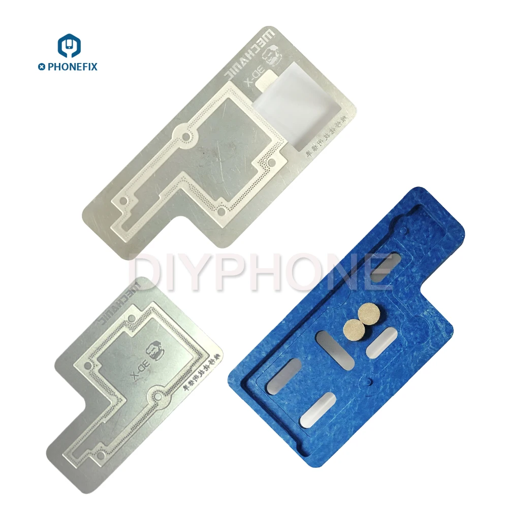 Mechanic Groove 3D BGA Reballing Stencil Template for iPhone X Middle layer font b motherboard b