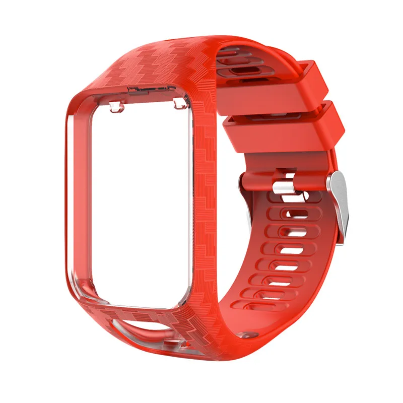 

Wrist Band Watch Strap for TomTom spark 2 3 Replacement Silicone Belt for TomTom Runner spark 2 3 New Style Radium engraving