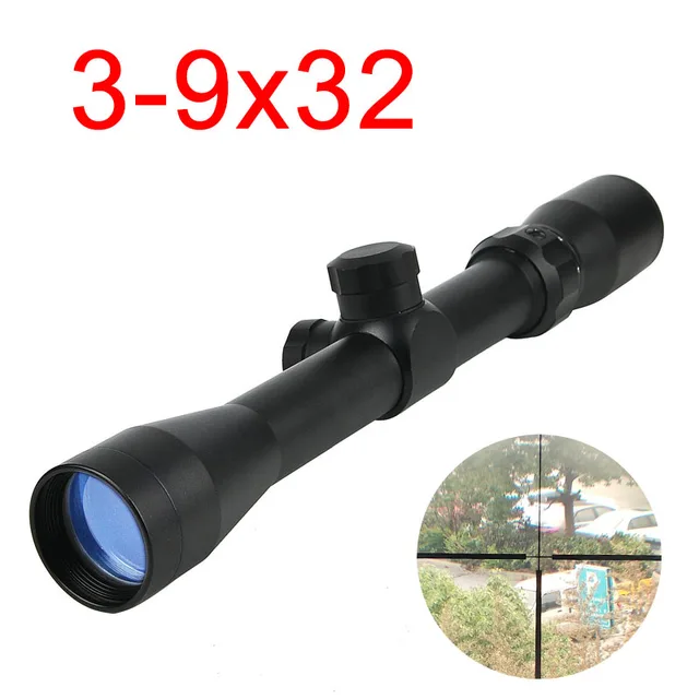 US $18.00 New 3-9x32 Compact Scope Reticle Hunting Riflescopes Cross-Hair Reticle Riflescope Fits 20 Mm Rail 