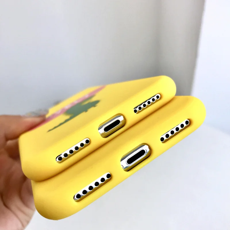 Luxury Phone Case for iphone XS XR XS Max Cartoon animal Dinosaur dog Soft TPU Silicone Cover for iphone X 6 6s 7 8 Plus Case