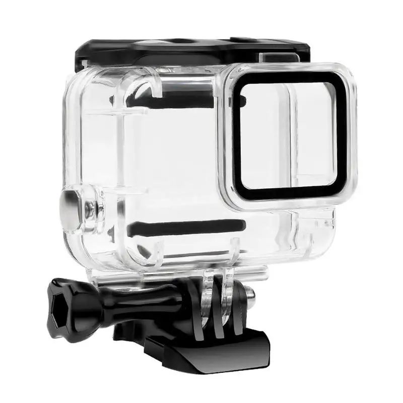 Go pro аксессуары водонепроницаемый корпус чехол для Gopro Hero 7 серебристо-белый Подводный защитный корпус