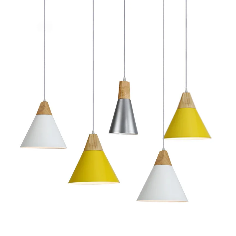 

Nordic style modern minimalist bar hanger lamp bedroom coffee shop restaurant originality small chandelier three head