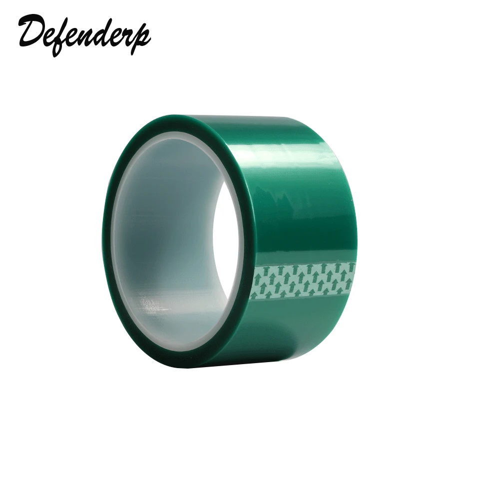 

40MM x 33M Heat-resistant PET High Temperature Green Masking Shielding Tape For PCB Solder Plating Insulation Protection