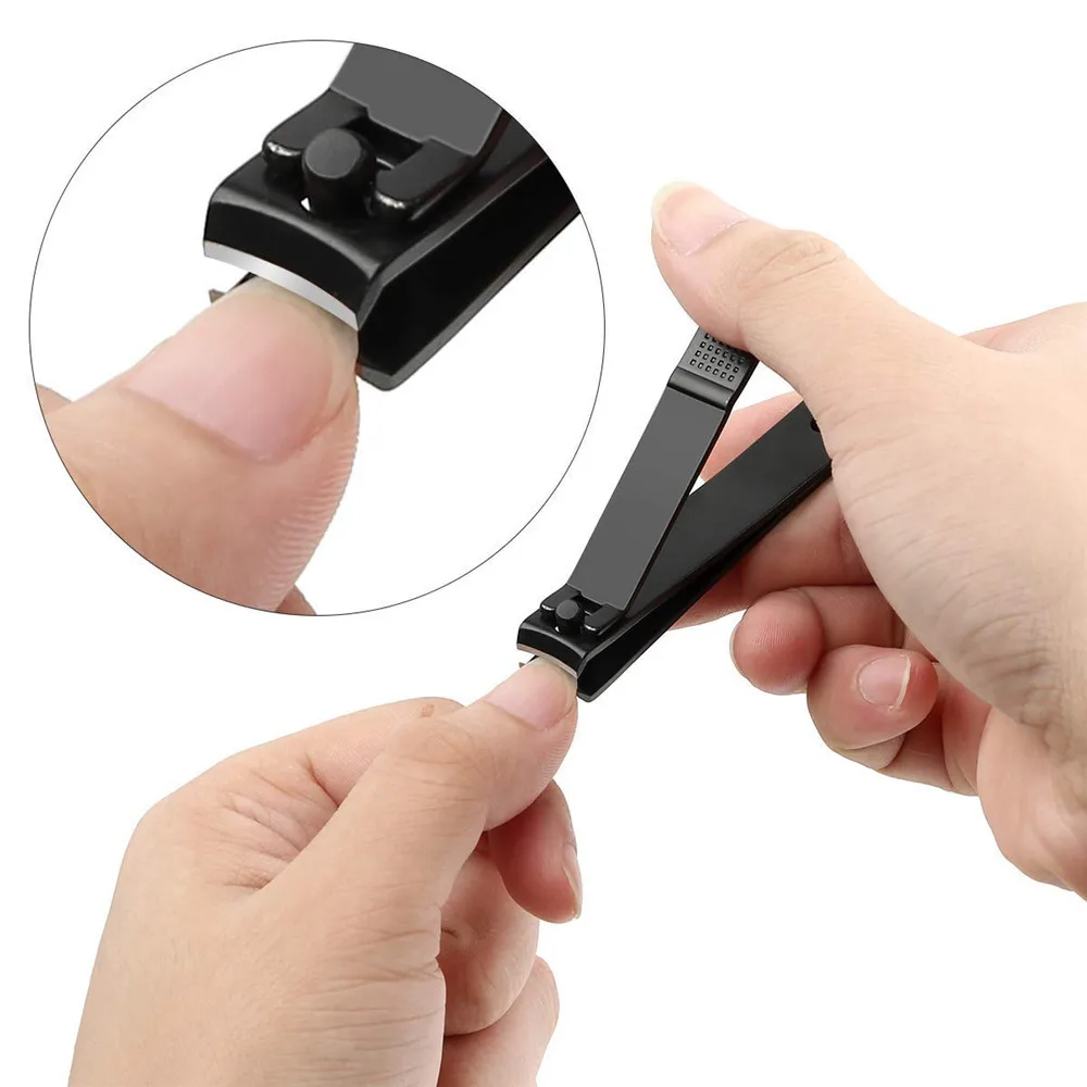 

OUTTOP Cutter Clippers Stainless Steel Nail Art Clipper 1PC Deluxe Fingernail And Toenail Clipper Cutter Fashion Jan11