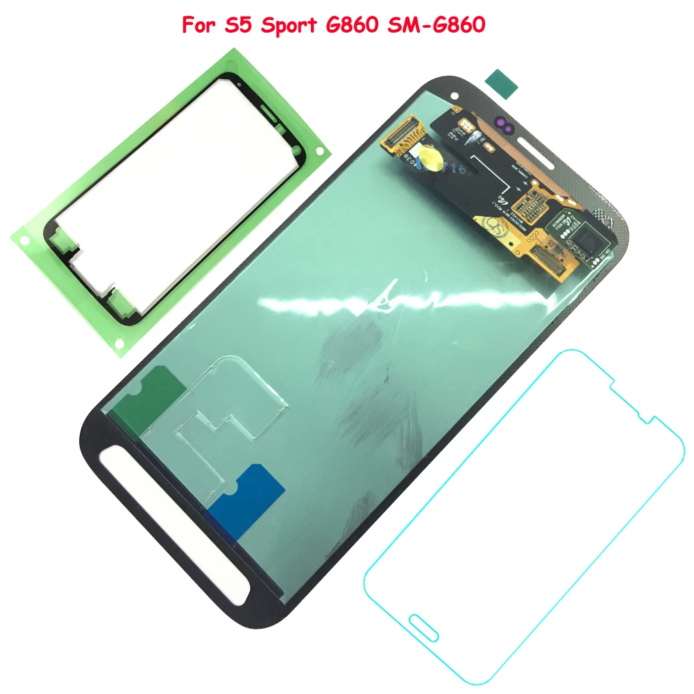

FIX2SAILING 100% Tested Working AMOLED LCD Display Touch Screen Assembly For Samsung Galaxy S5 Sport G860 SM-G860