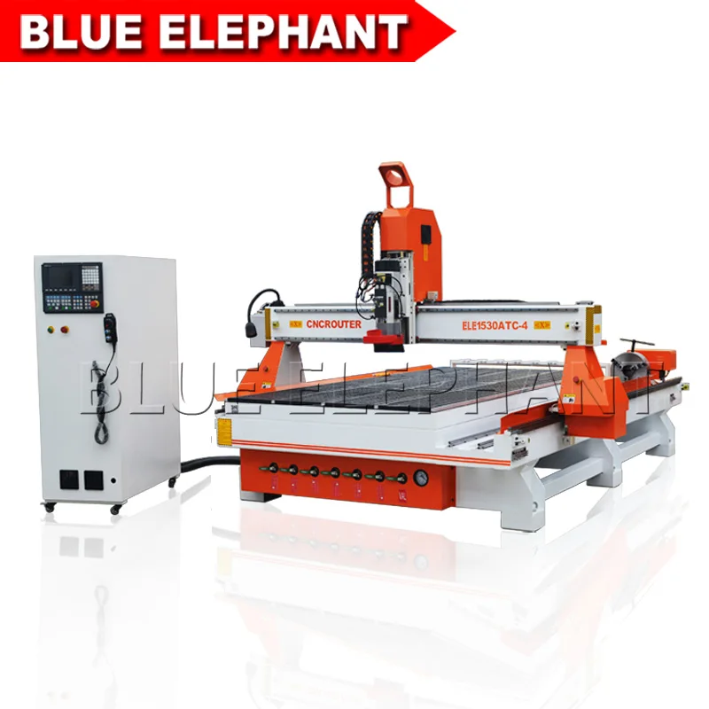 

1530 cnc router price/atc cnc router/ multi woodworking machine 4 axis cutting