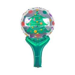 Оптовая продажа 50 шт./лот Новый Детские игрушки Рождество пожилых алюминиевый шары воздушные шары партии оптовая продажа Рождество дерево
