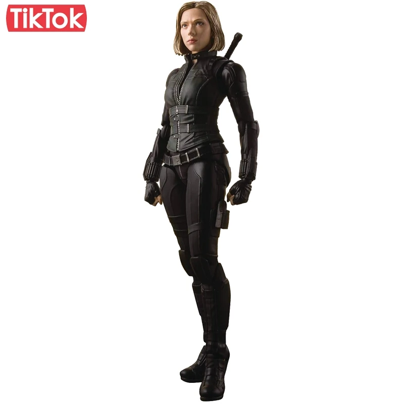 

Movie Avengers Infinity War Black Widow Natasha Romanoff Cartoon Toy Action Figure Model Doll Gift