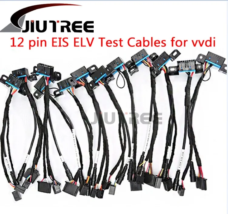 JIUTREE EIS ELV испытательные кабели работают вместе с VVDI MB BGA инструмент и CGDI Prog MB 5 в 1 - Цвет: 12 EIS ELV teat line
