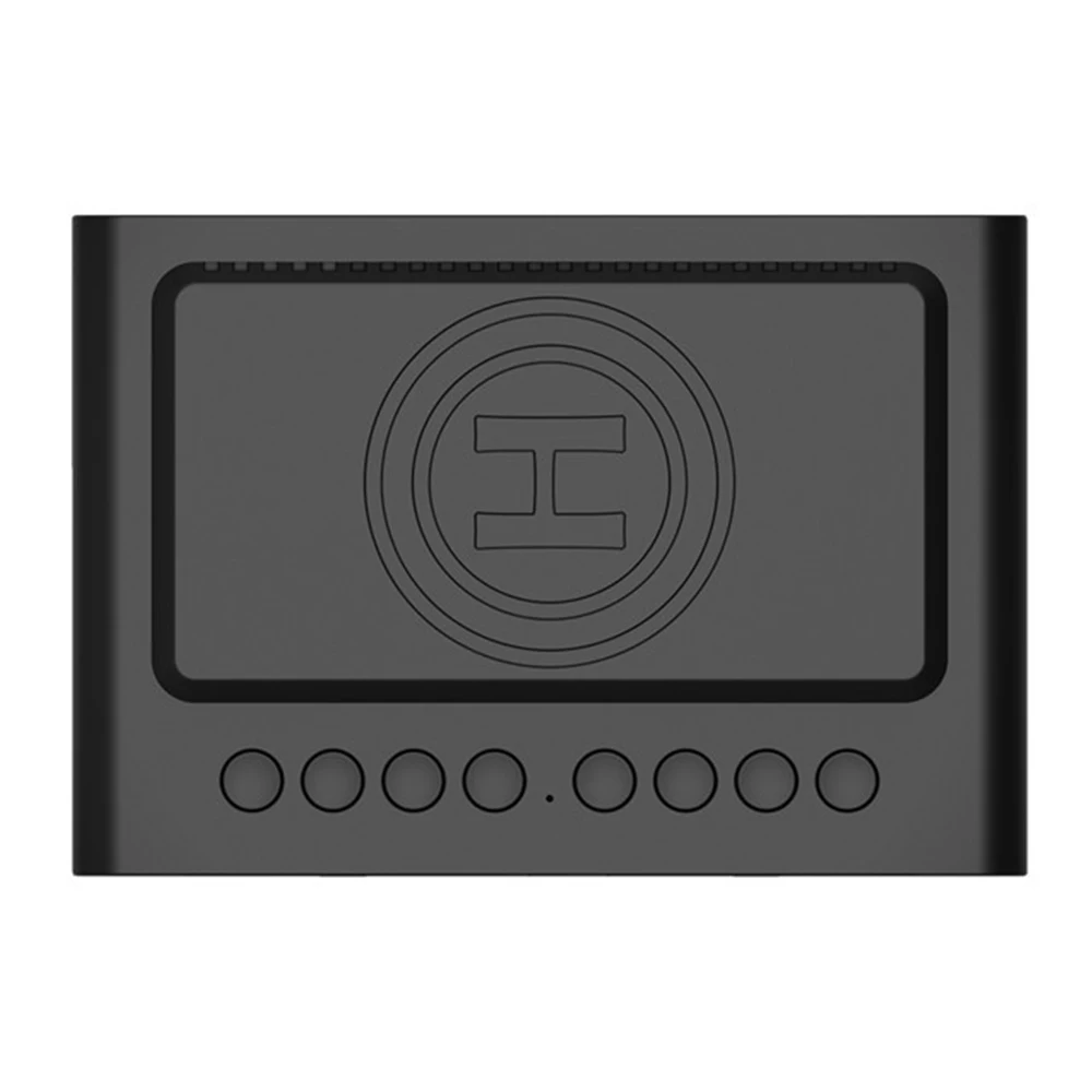 BT508 Новинка Беспроводная зарядка bluetooth динамик будильник HD зеркало светодиодный Будильник Зарядка сокровище три в одном часы динамик