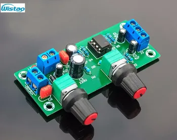 

IWISTAO Low-pass Filter Finished Board Subwoofer Crossover Board Deep Bass Single Supply DC10-24V for 2.1 System Free Shipping