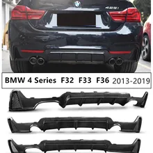 Задний спойлер из углеродного волокна диффузор для BMW 4 серии F32 Coupe F33 трансформер F36 Gran Coupe 2013- модификация бампера