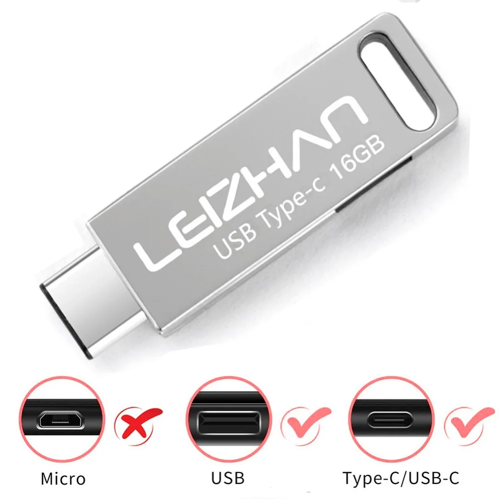 Высокоскоростной флеш накопитель usb c 3 0 64 ГБ металлическая Флешка для Galaxy S10 S9 S8
