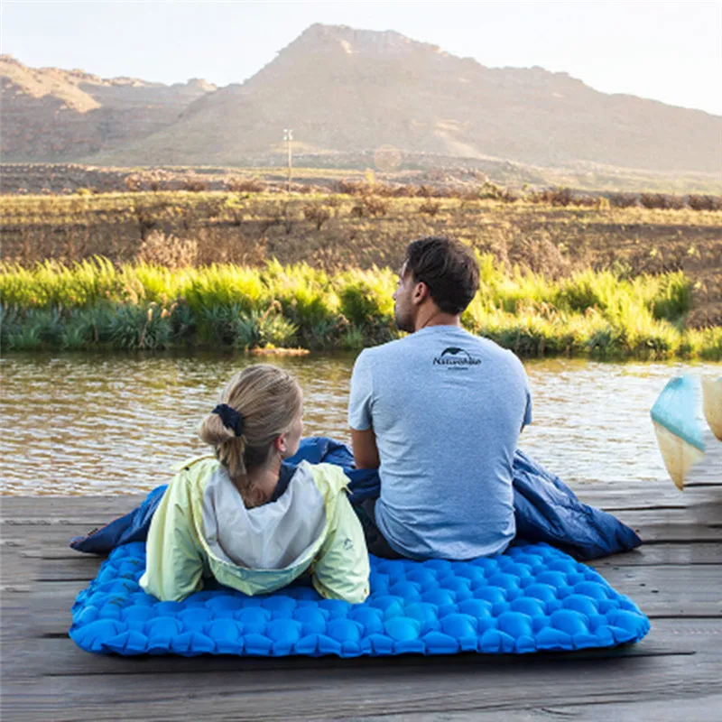 Naturehike легкий влагостойкий матрац нейлон ТПУ Коврик Надувной Матрас туристический коврик для 2 человек