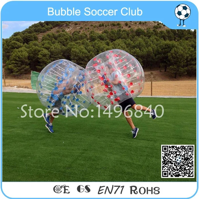 

Free Shipping 3 Pieces TPU 1.5m Bubble Football Ball Soccer Zorb Ball For Sale