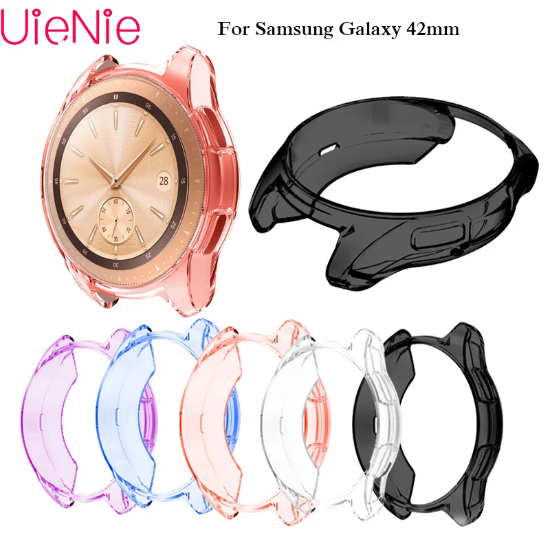 Чехол для samsung gear S2 frontier, чехол для samsung Galaxy watch 42 мм, ремешок, мягкий ТПУ, покрытие, круглый защитный чехол s shell