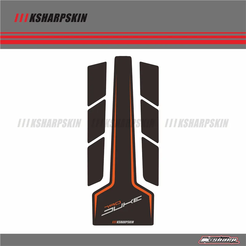 ADESIVI 3D наклейка эмблема протектор Танк Pad stompgrip для KTM DUKE790 DUKE 790 - Цвет: K-YG-KTM-DU790-02