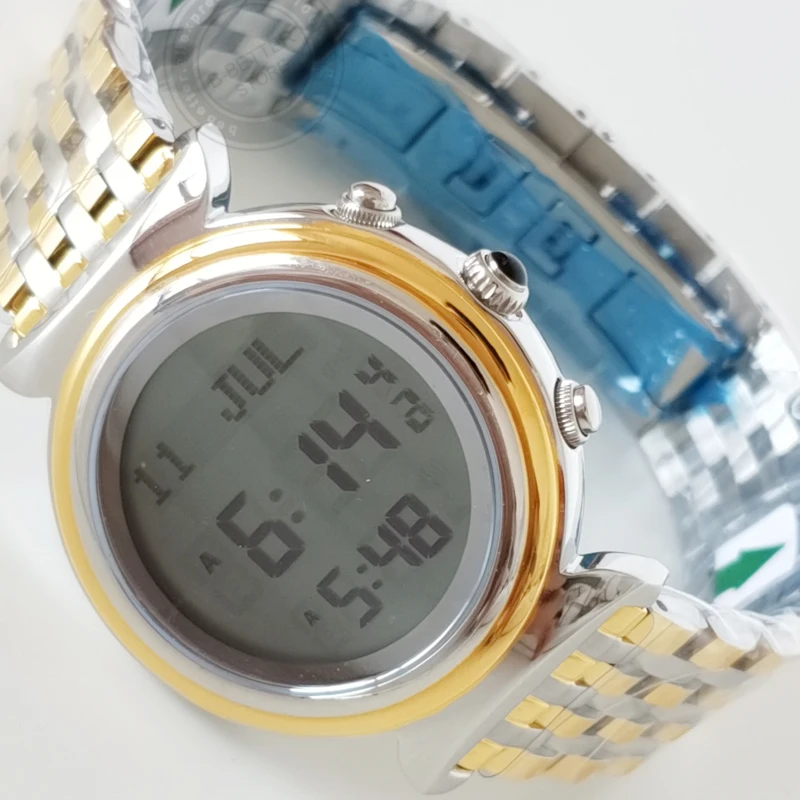 Мусульманские водонепроницаемые наручные часы Qibla Compass Azan AL Harameen Fajr лучший