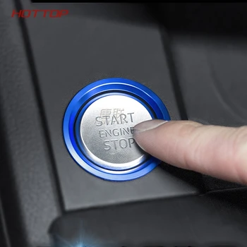 

Aluminum Alloy A Key To Start Decorative Ring Keyhole Circle For Audi New A4 A5 A6 A7 Q5 Q7 Engine Start Stop Button Trim Cover