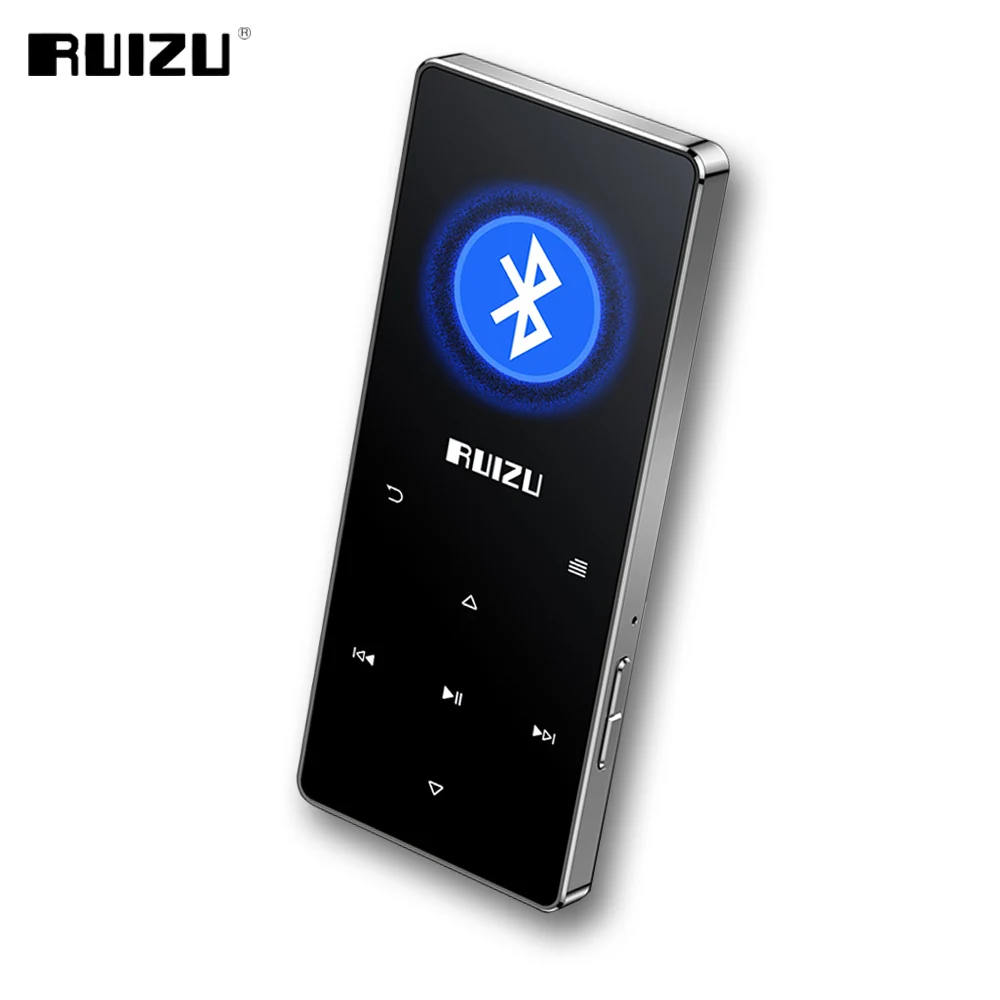 Ruизу D28 Bluetooth MP3-плеер 8G музыкальный плеер портативный плеер со встроенным динамиком поддержка fm-рекордер электронная книга часы Шагомер