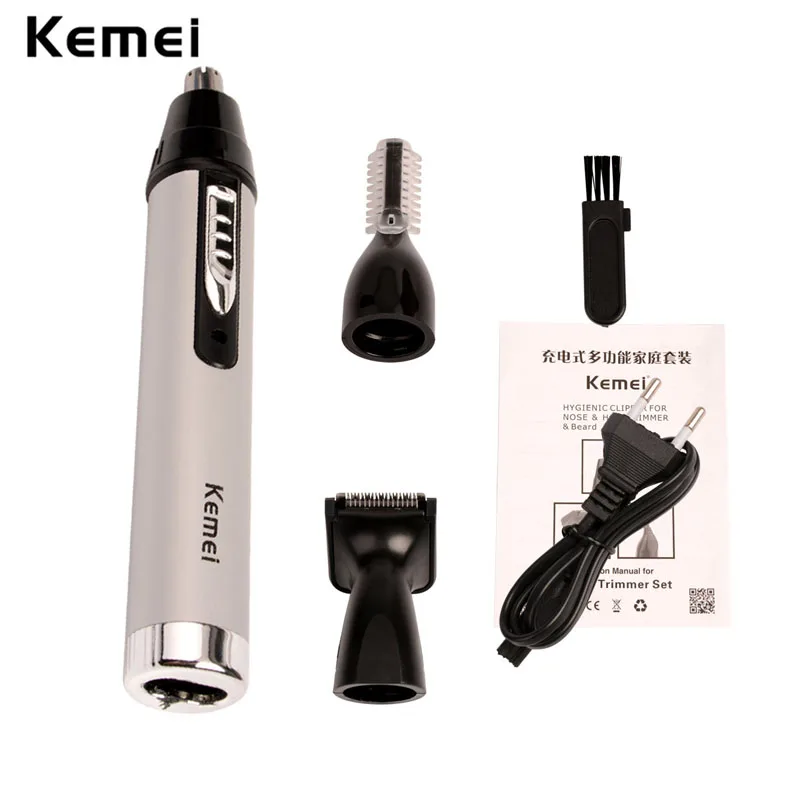 Kemei Fast shaving Men Electric Nose Ear Hair Trimmer Painless Women trimming sideburns eyebrows Beard hair clipper cut Shaver49