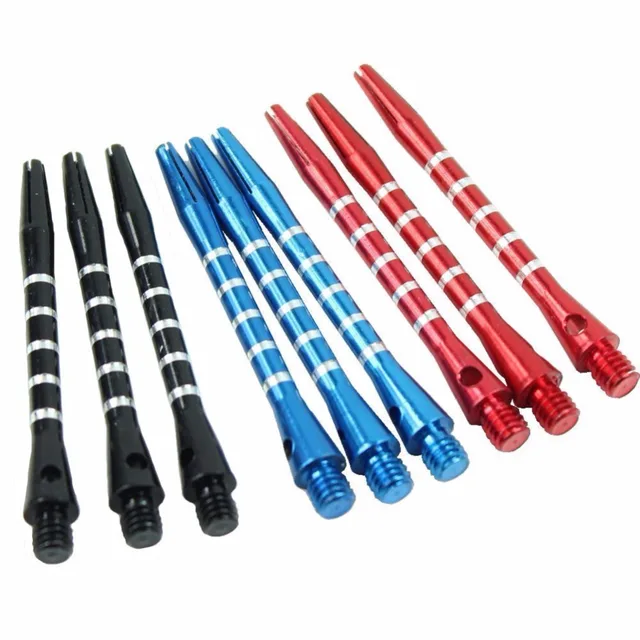 3Pcs New Aluminum Medium Darts Shafts Harrows Dart Stems Throwing Wholesale 3 Colorsin Darts