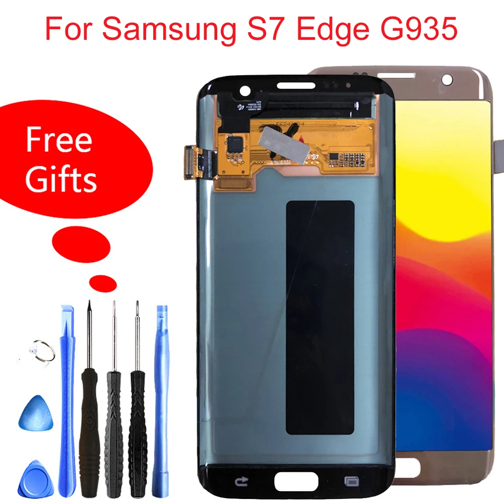 

Quality Lcd For Samsung Galaxy S7 Edge LCD Touch Screen Display Digitizer Assembly For Samsung S7 Edge G935 G935F LCD