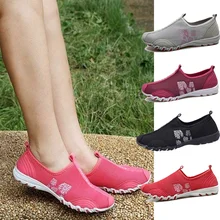 Хороший Для женщин Спортивная обувь лето отверстие обувь на плоской подошве дышащая пляжная обувь Леди Обувь Tenis masculino