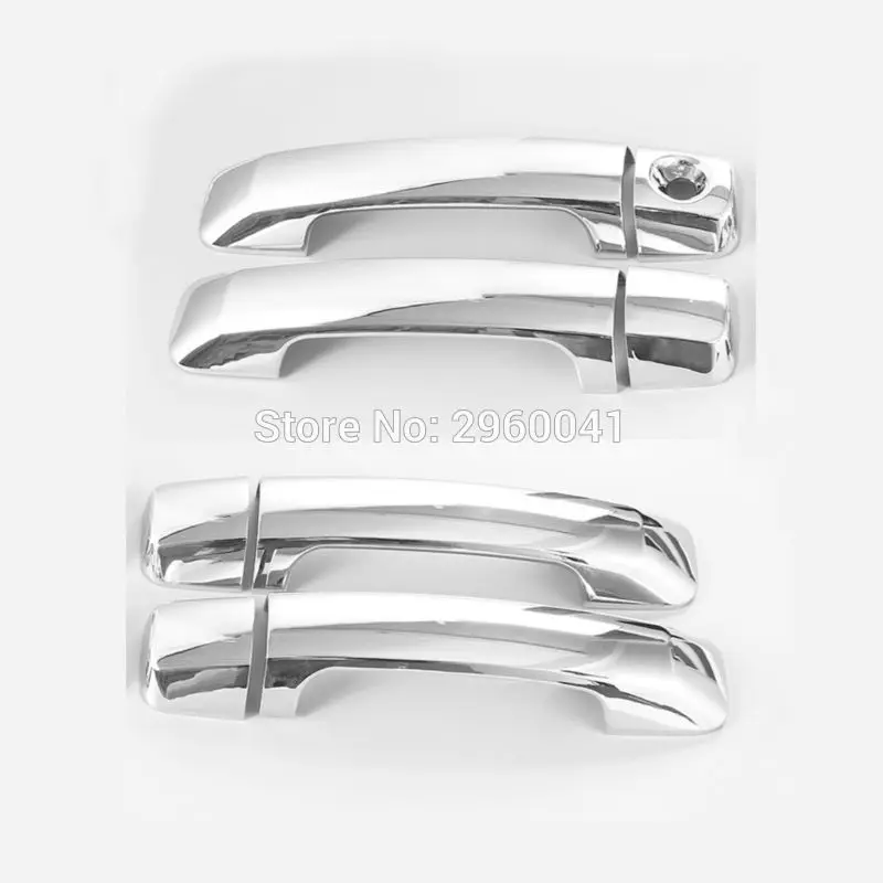 Abs Exterior Chrome Accessories Door Handle Covers 8pcs Fit For Toyota
