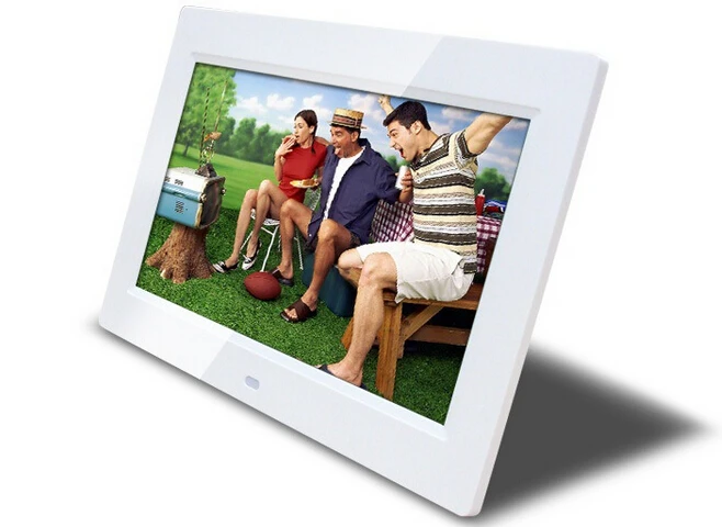 

10 inch LCD Digital Photo Frame HD 1024x600 Multi-functional Built-in MP3/MP4 player remote control white /black color