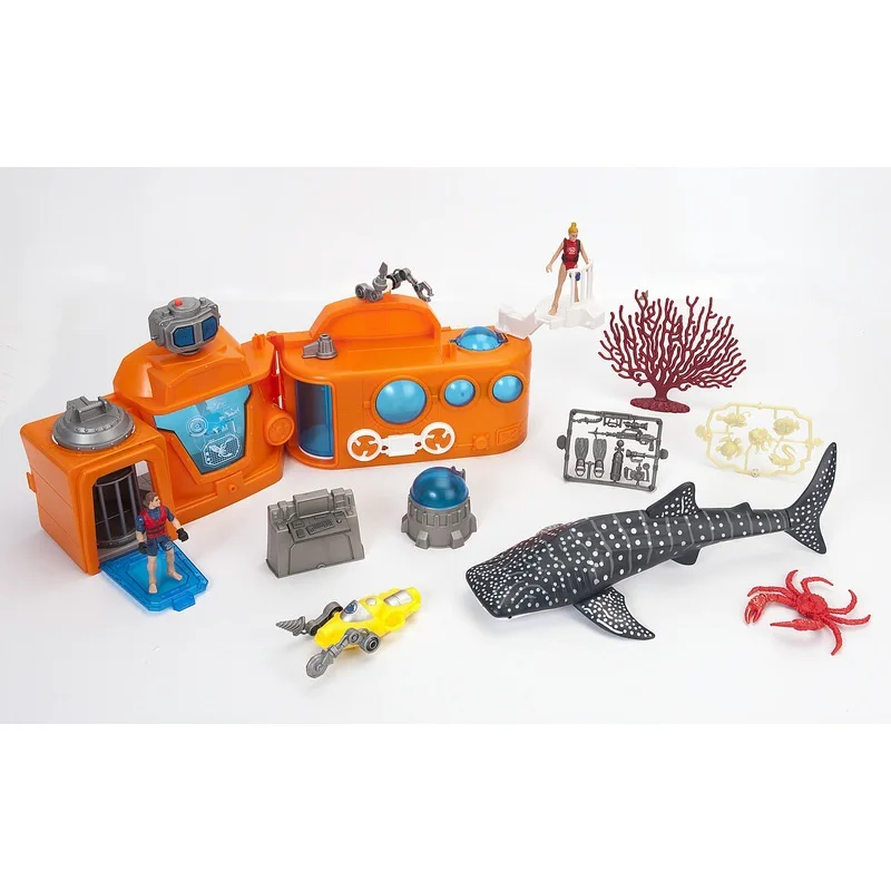 

1:18 Chap Mei Animales Biology Shark Deep Ocean Quest Action Figures Anime Figure Gift Toy Kids Toys For Children