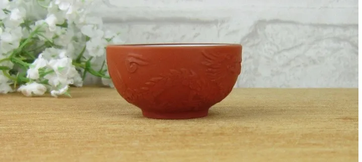 4 шт. чайный набор кунг-фу [1 чайник+ 3 чашки набор] 125 мл китайские фарфоровые наборы для путешествий керамические Исин фиолетовая глина чайный сервиз