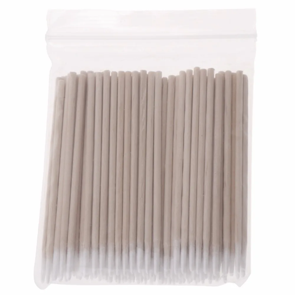 

100Pcs Cotton Swabs Pointed Swab Applicator Makeup Wooden Sticks Applicator