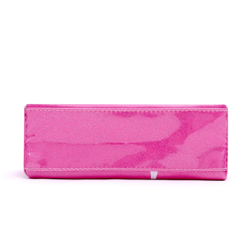 الأزياء الوردي الشفاه النساء حقيبة سفر لمستحضرات التجميل المحمولة سستة يشكلون أكياس فتاة حقيبة مستحضرات تجميل الجمال غسل المنظم تخزين أدوا...