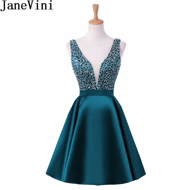 Teal Sexy Prom Dress
