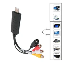 USB Video Capture Card AV Signal Data Acquisition Card For DV Camera VCR/DVD Player Video Surveillance PC