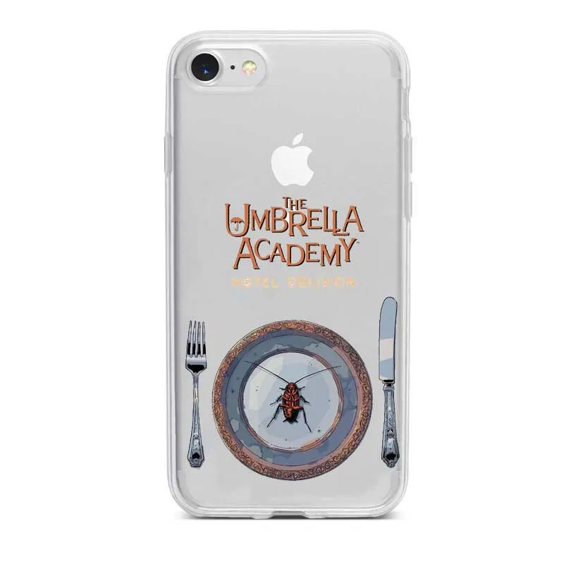 Umbrella Academy TPU Мягкий Прозрачный чехол для телефона для iphone 11 11Pro 11ProMax X XR XS Max 8 8Plus 7 7Plus 6 6Plus 5 SE - Цвет: TPU